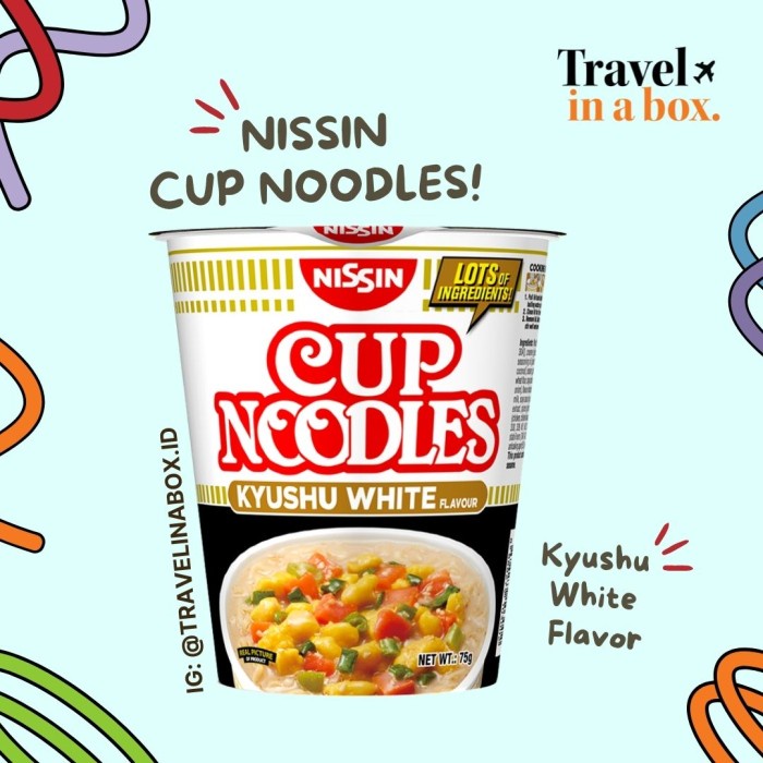 

best produk] NISSIN CUP NOODLES KYUSHU WHITE FLAVOR - MIE INSTANT IMPOR