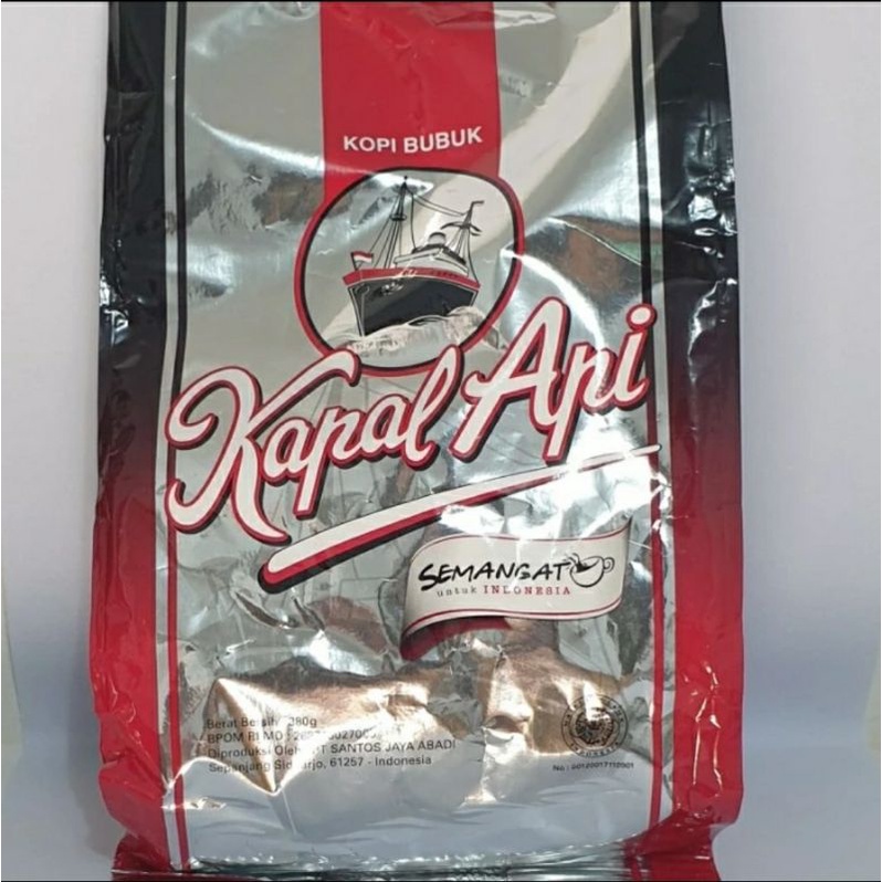 KOPI KAPAL API 380 GR SILVER / KAPAL API 380gr / KAPAL API SILVER / KAPAL API JUMBO / KOPI BUBUK KAP