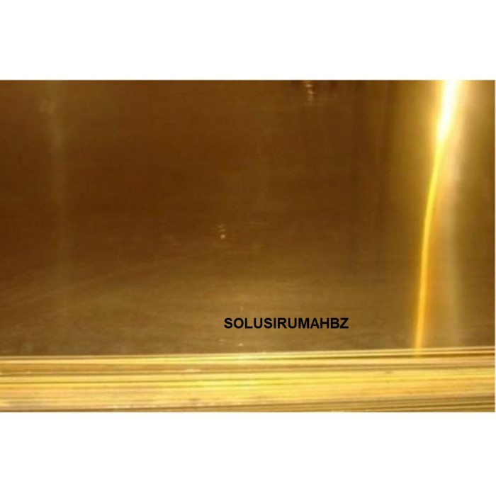 PLAT kuningan 1MM POTONG PER100CM SHEET LEMBARAN CUSTOM 1 MM brass 1.0