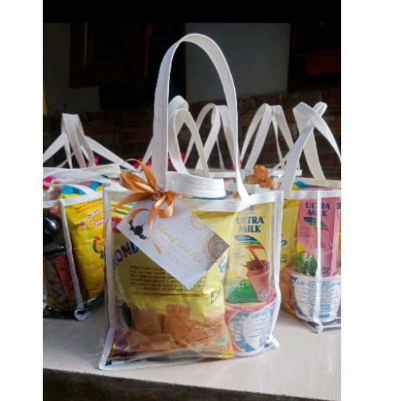 

Tas Mika Tebal Transfarant | Tote bag | Tas souvenir Ultah