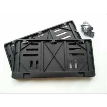 1 PASANG Dudukan Plat Nomor SEPEDA MOTOR Universal Anti Getar Cover Plat Nomor Motor