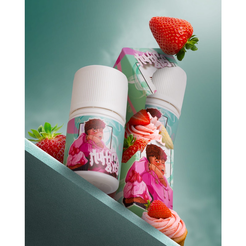 YB Muffin and Xes Strawberry 60ML Authentic by Reza Arap / @ybrap x Ora