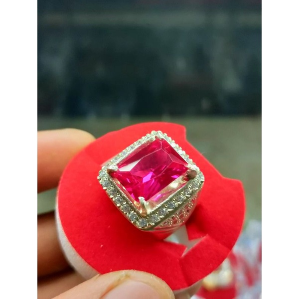 Ruby Burma iket perak