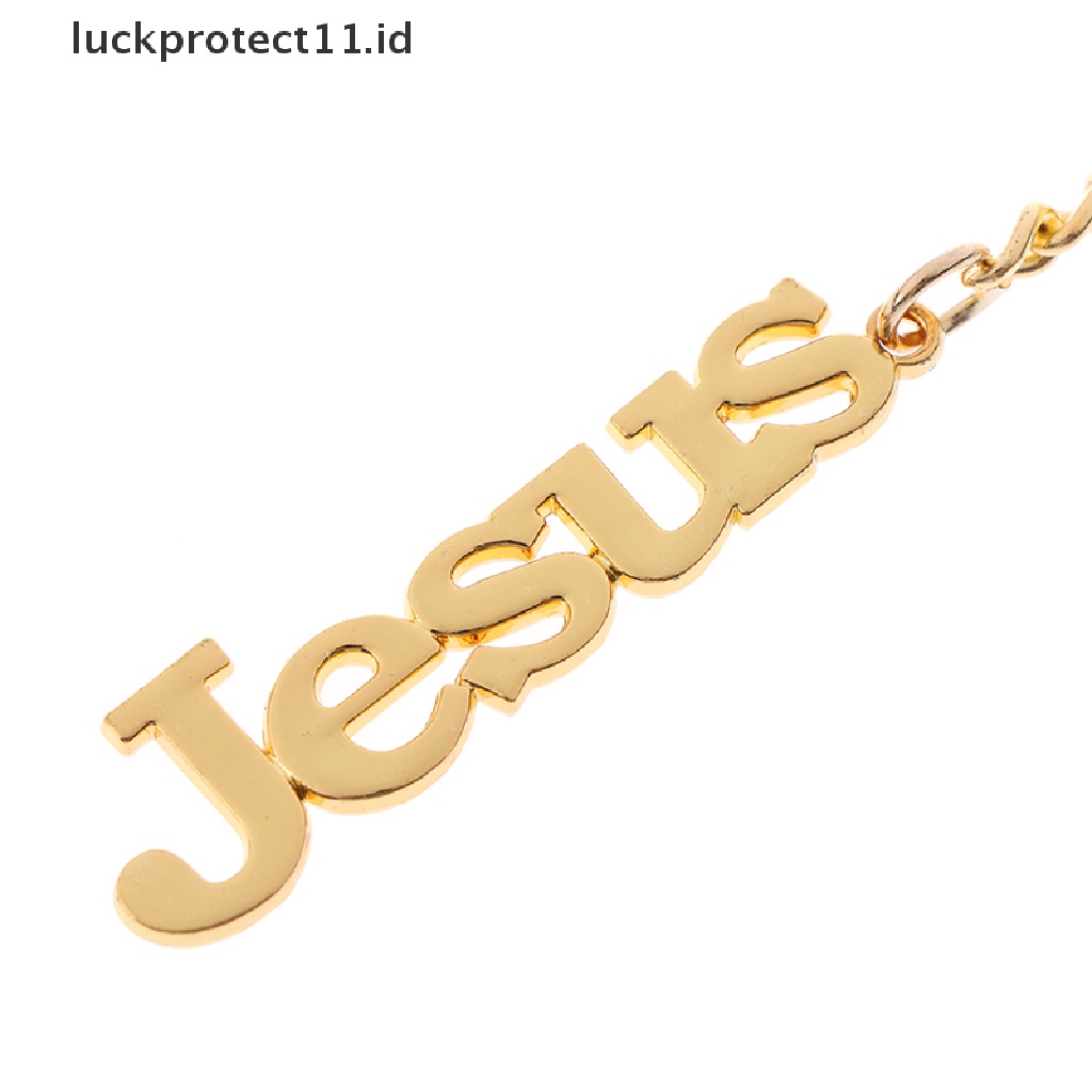 /Fashion Hot// Fashion// 1pc Agama Yesus Kunci Ring Kunci Mobil Gantungan Kunci Kristen Yesus.