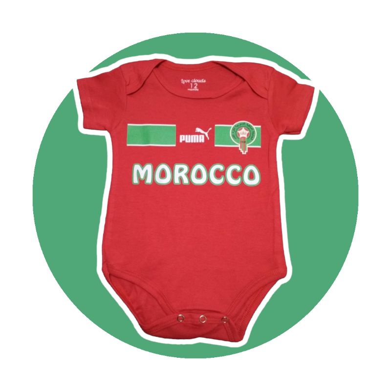 Jumper Bola Baby Morocco / Jumper Bola Bayi Maroko / Baju Bola Bayi