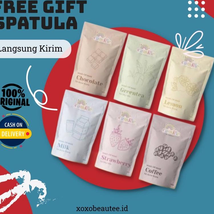COD✔️ FREE SPATULA MASKER | CAMILLE BEAUTE | MASKER CAMILLE | MASKER ORGANIK