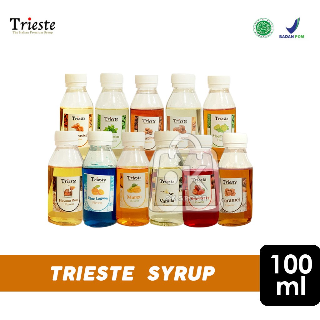 

Trieste Syrup / Sirup Repack (Botol 100ml)