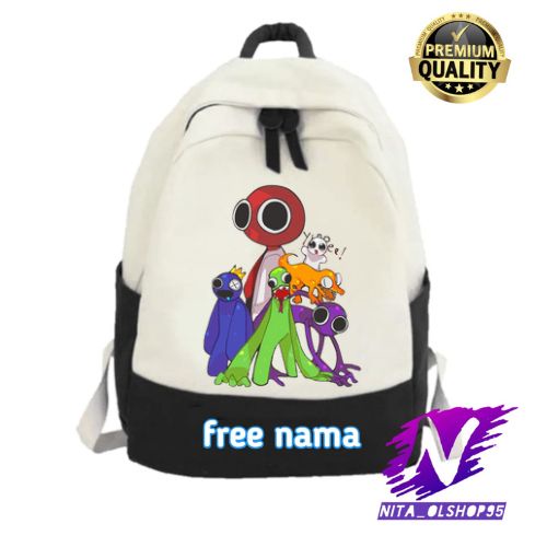 tas anak ransel sekolah rainbow friends roblox