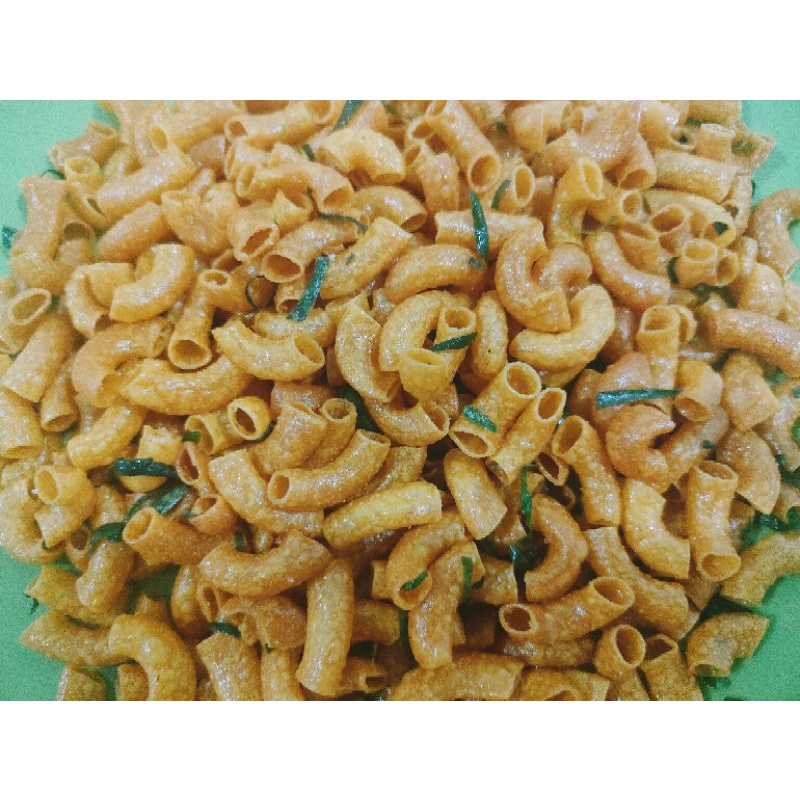 

MAKARONI VIRAL makaroni bantet kriuk original, makaroni bantet kriuk pedas 120 gram