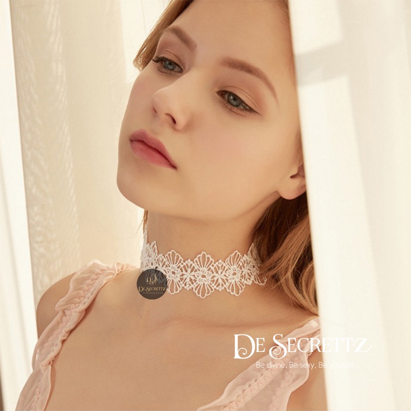 DeSecrettz Sexy Lace Neck Ring, Aksesories Untuk Lingerie