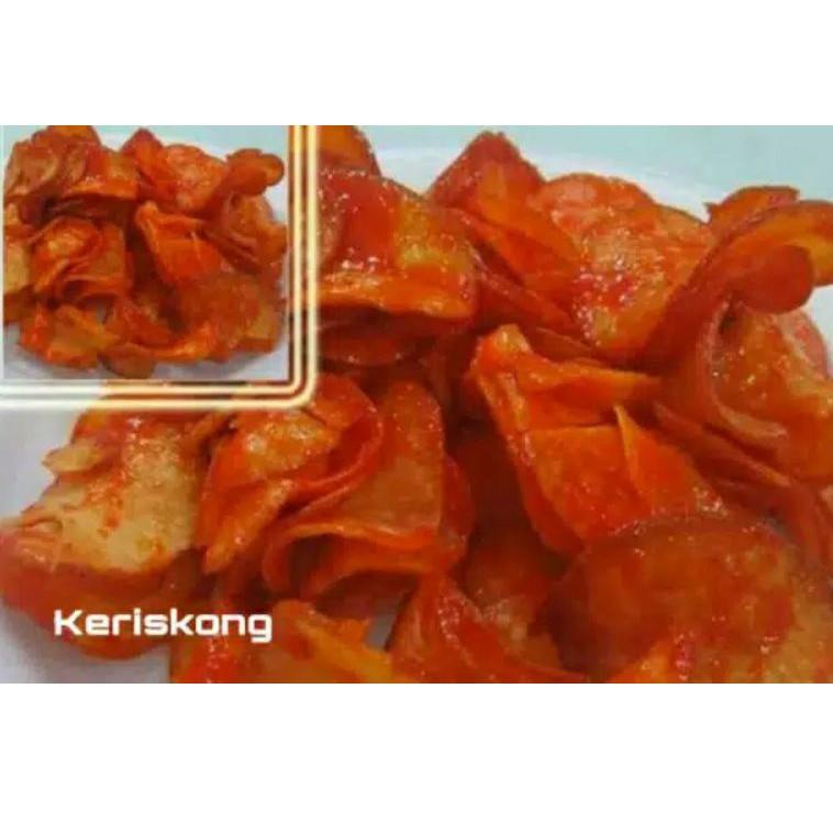 

ゐ (termurah) 250gram keripik singkong balado pedas バ