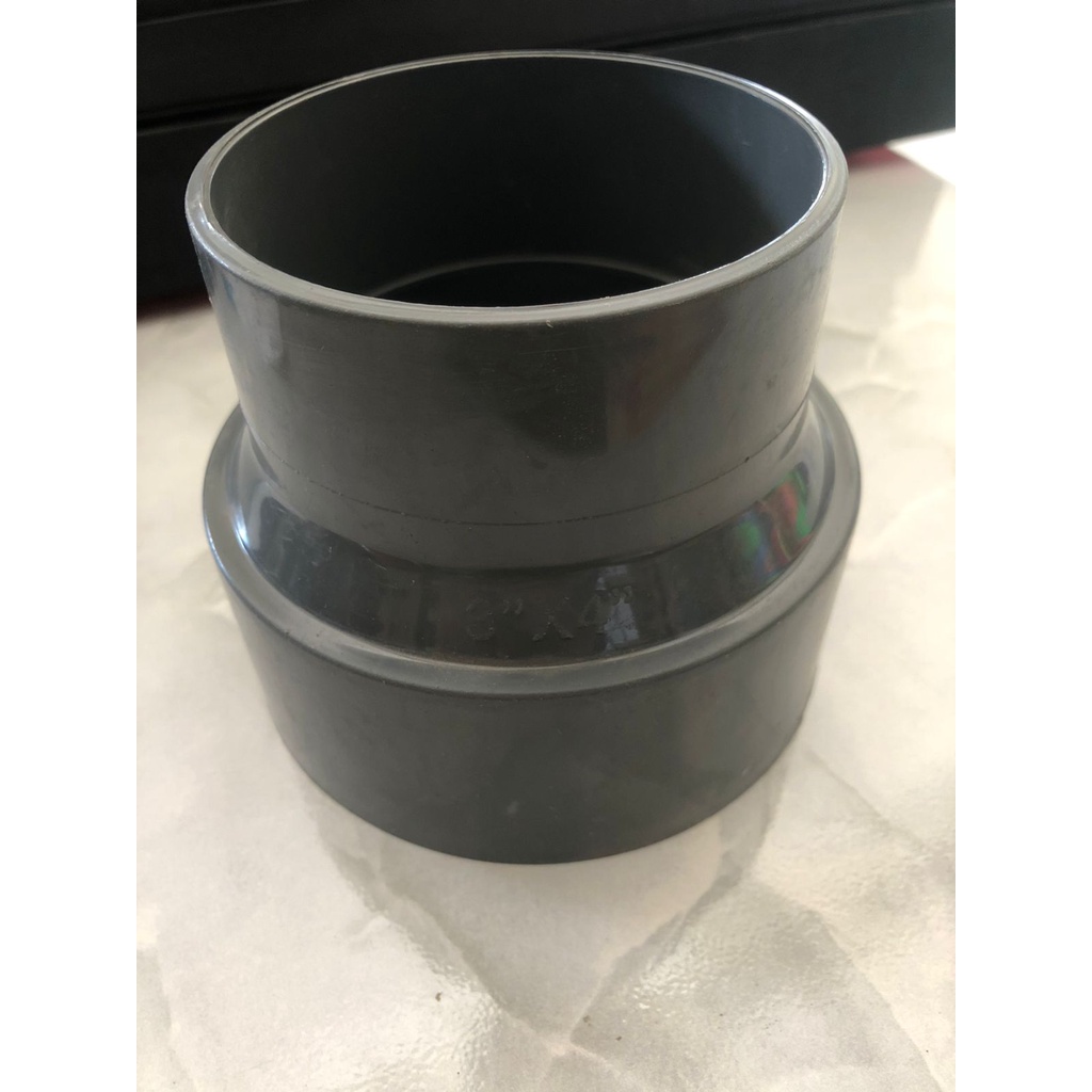 Vlok Sock / Reducer Socket PVC 4" x 3" 4x3 inch Grest