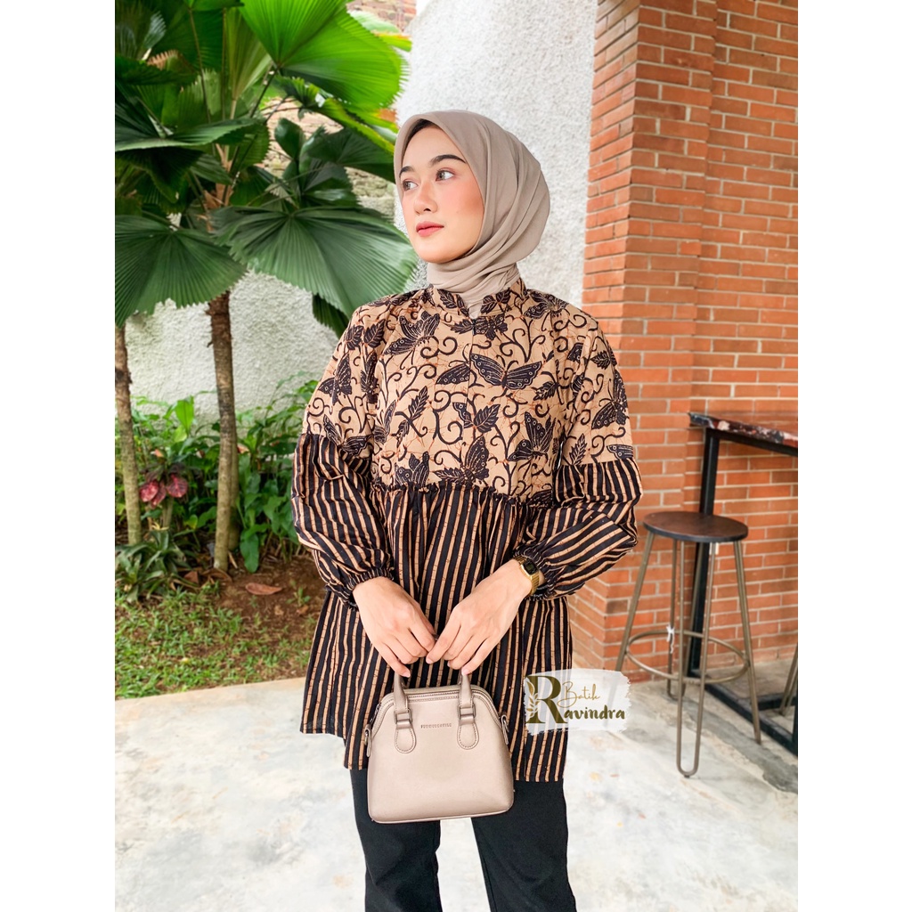 Blouse Batik Salur Sogan