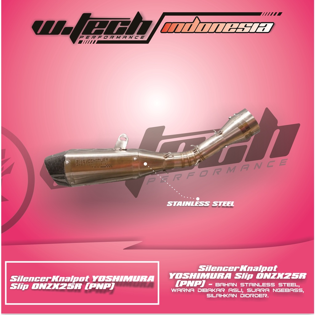 SILENCER + SlipOn Knalpot YOSHIMURA WTECH