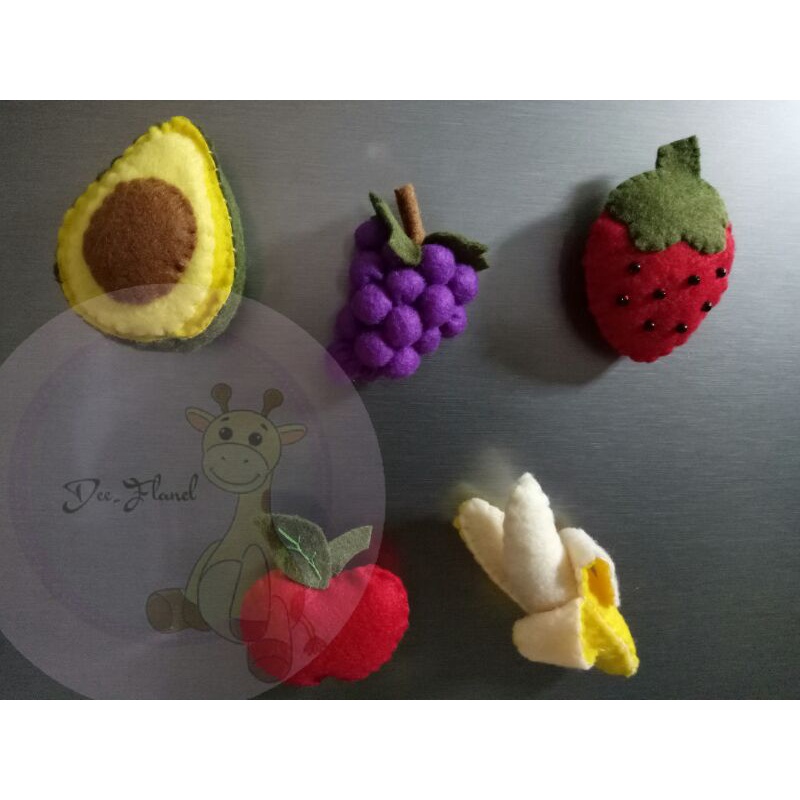 magnet kulkas buah-buahan