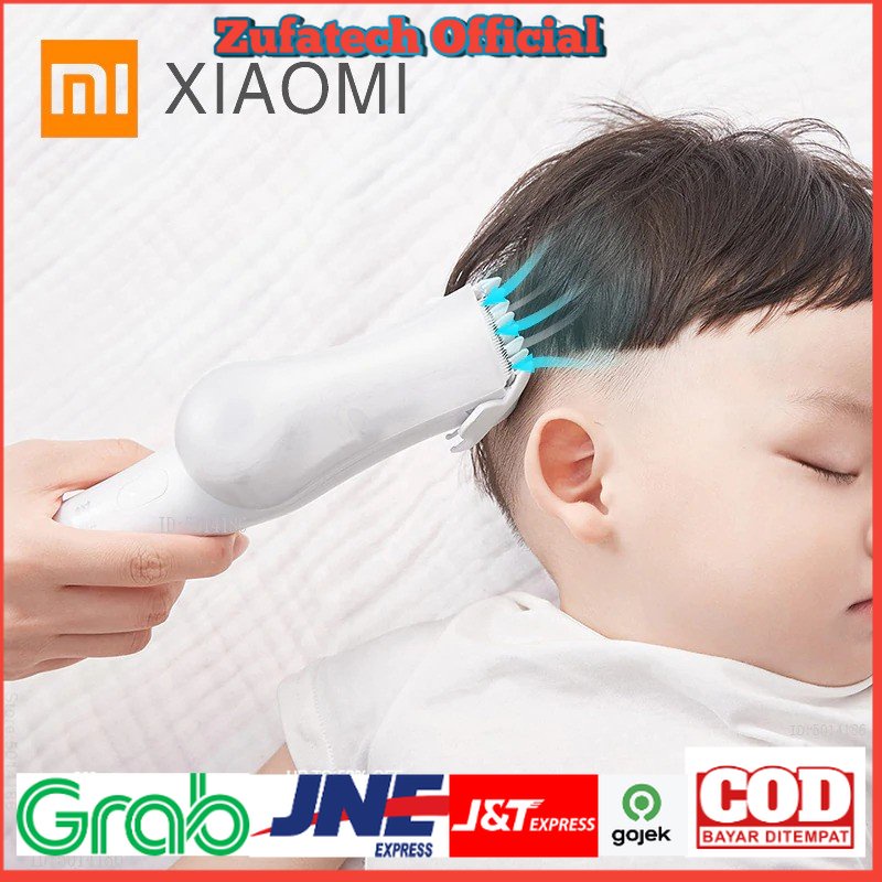 Alat Cukur Rambut Bayi Elektrik Automatic Vacuum Hair Trimmer Clipper