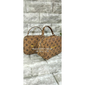 Tas Ms glow TOTEBAG MS GLOW transparant dimensi 21 x 9 x 18