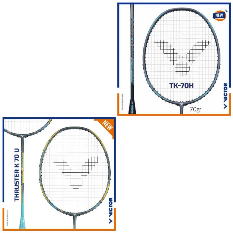 Raket Badminton Victor Thruster K 70 H / TK 70H / TK 70 H