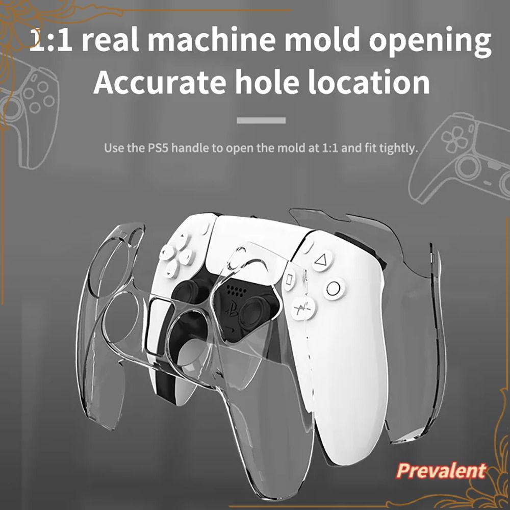 Preva Casing Pelindung Gamepad Transparan Untuk PS5 Cover Pelindung