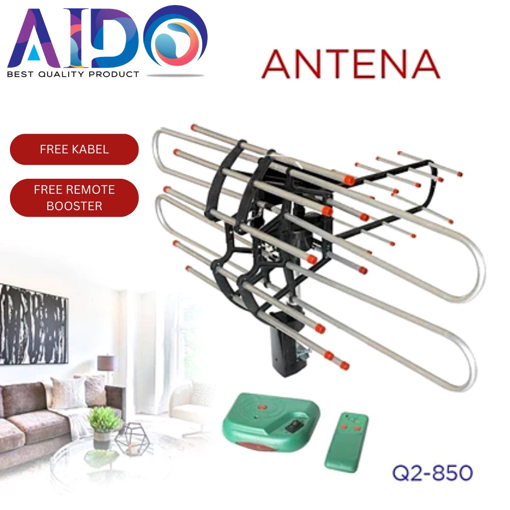 Antena Tv Luar Outdoor / Antena Digital Outdoor antena tv remote booster AIDO