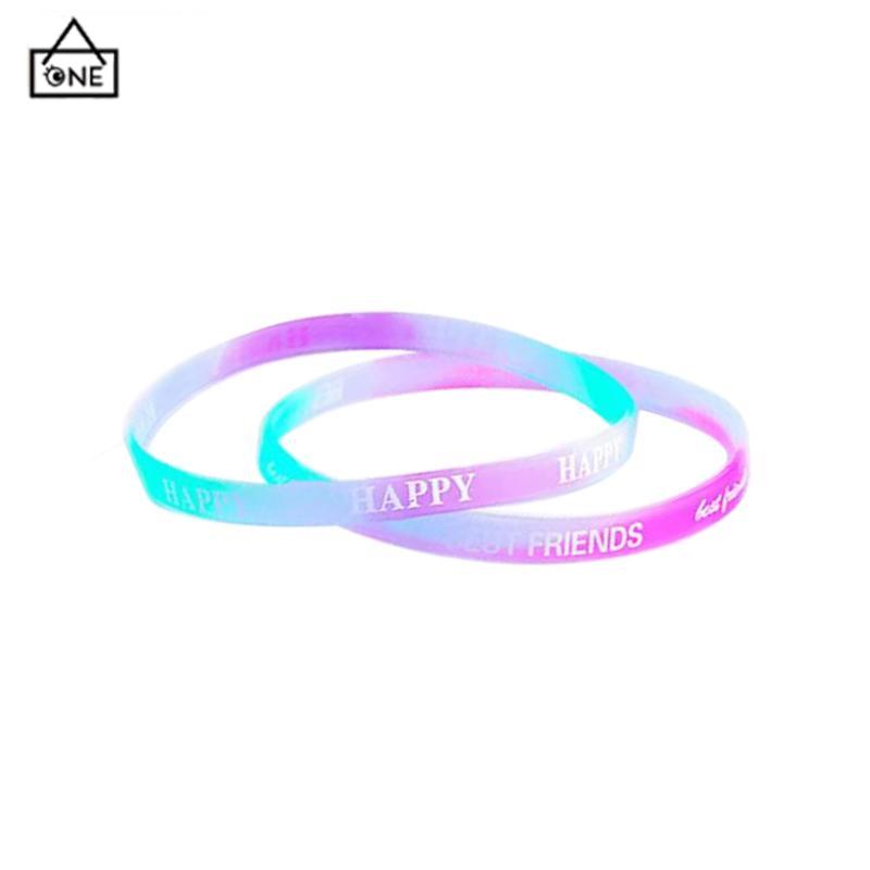 COD❤️Bracelet Silicon Luminous Luminous Couple Wristband Untuk Wanita/Pria-A.one