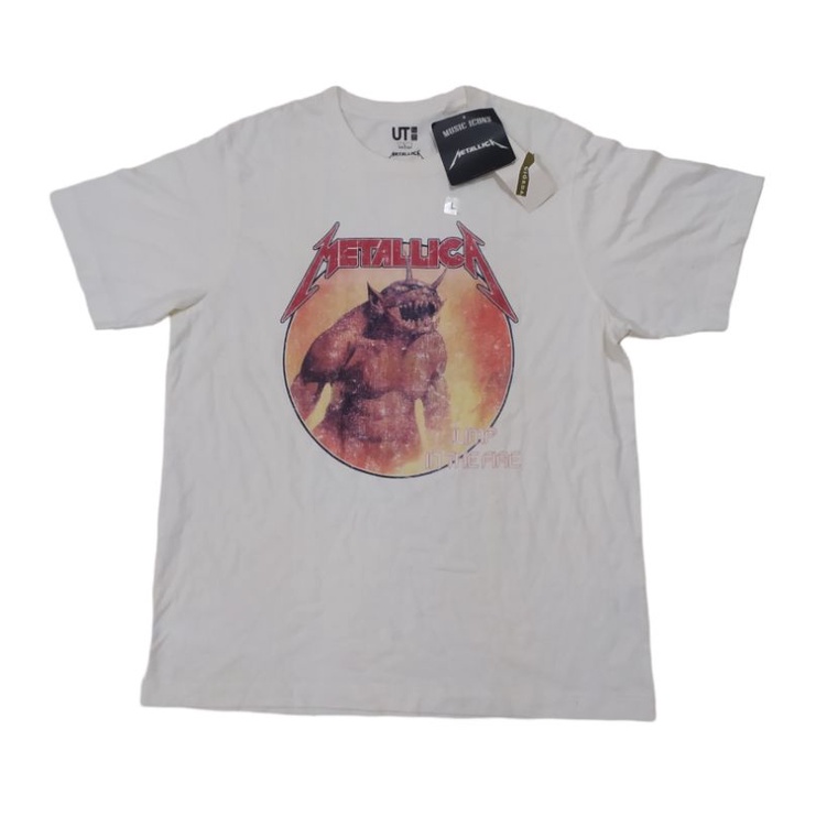 Kaos band Metallica x Uniqlo New