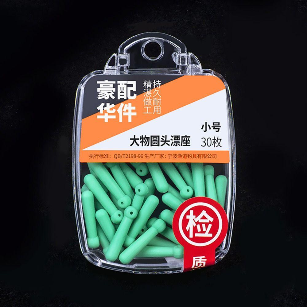 Top 50Pcs/Lot Pelampung Memancing Kursi DIY Gaya Ganda Perlengkapan Memancing Hijau Transparan