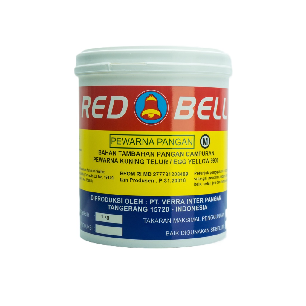 

Red Bell Pewarna Bubuk Egg Yellow 9906, 1 Kg
