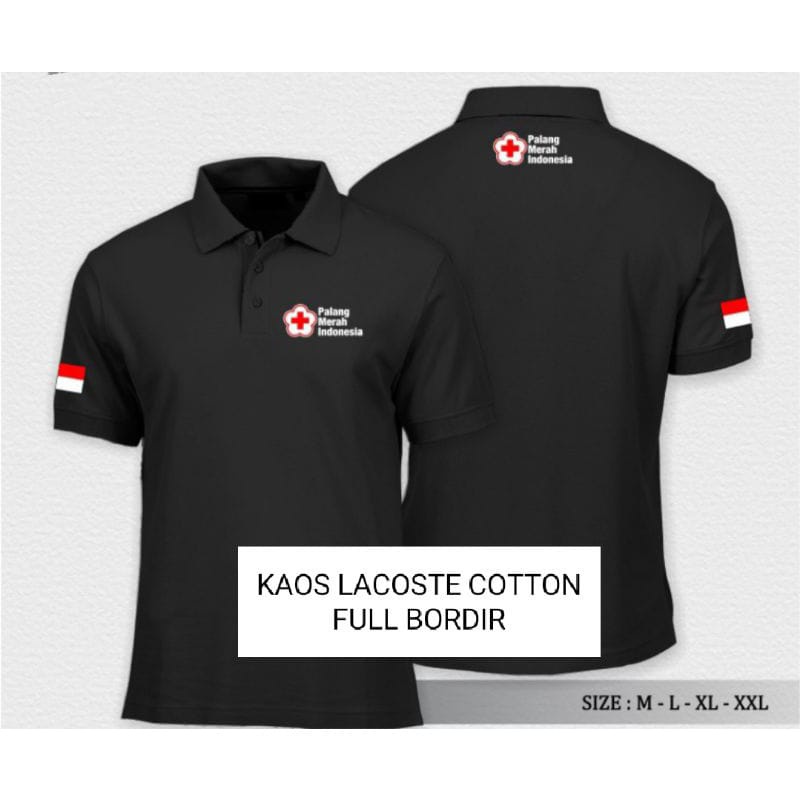 kaos polo pmi palang merah indonesia baju PMI