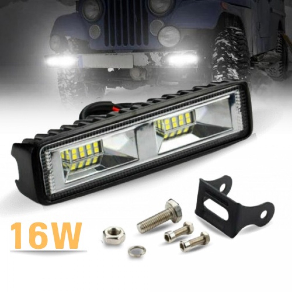 Lampu Mobil Truk LED Waterproof Headlight Spotlight 16W