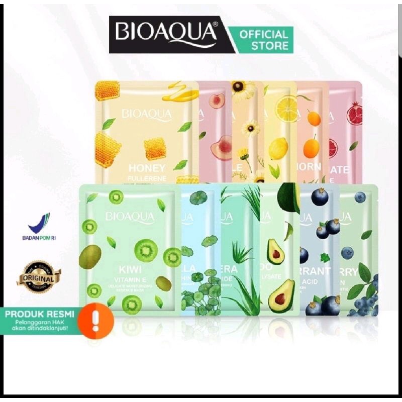 Masker wajah bioaqua