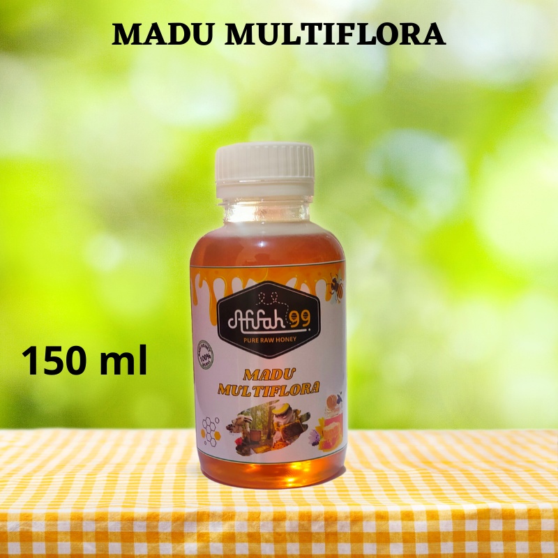 

Madu Afifah 99 - Madu Murni Asli Nektar Multiflora 150 - Madu Multiflora Grade A 100% Alami Pure Natural Raw Honey