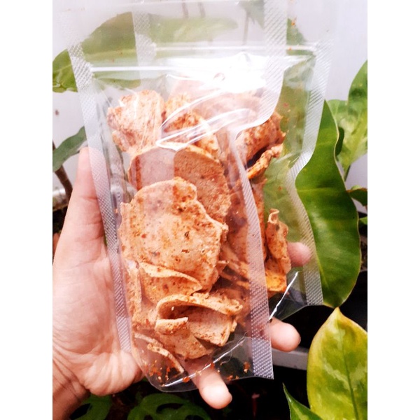 

Basreng Koin Pedas daun jeruk 50 gram