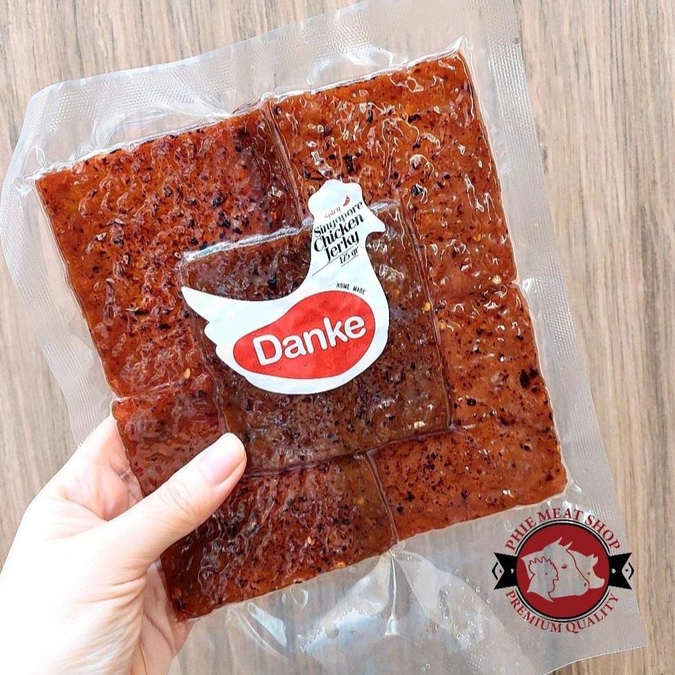 

(N-M3M(☛) Dendeng Ayam DANKE Ala Singapura / Chicken Jerky Tanpa Pengawet MSG Premium pasti dikirim