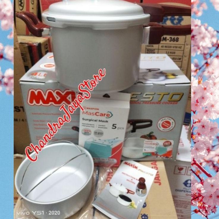 Siap Kirim MAXIM PANCI PRESTO 4 LITER / PRESTO MASPION / MAXIM PRESTO /