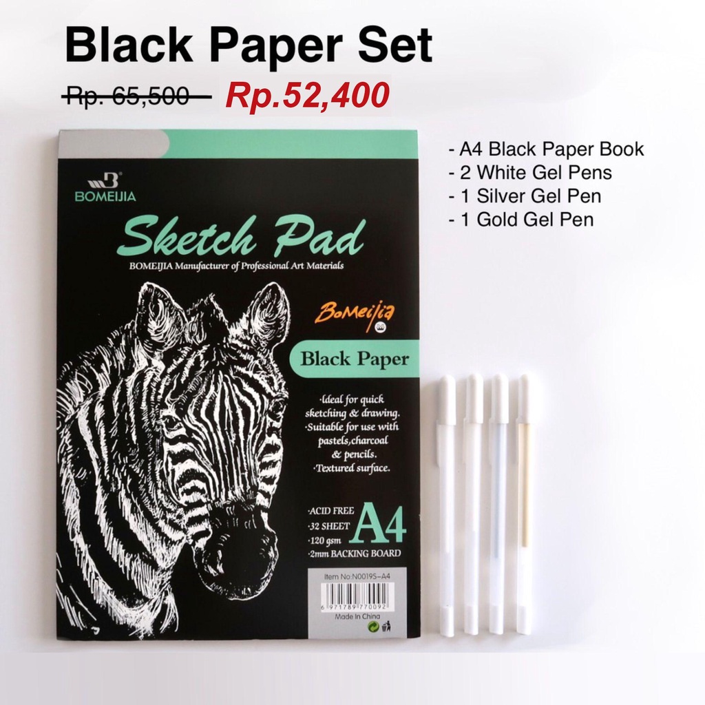 Bali Artemedia Black Paper Set