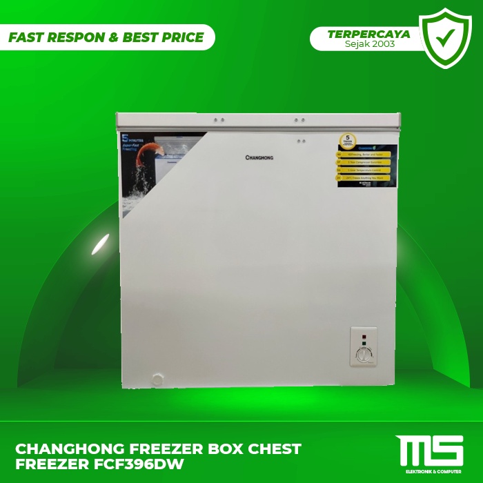 Changhong Freezer Box Chest Freezer FCF396DW