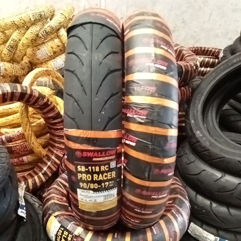#Ban tubless 90/80 17 swallow pro racer SB118soft compound*