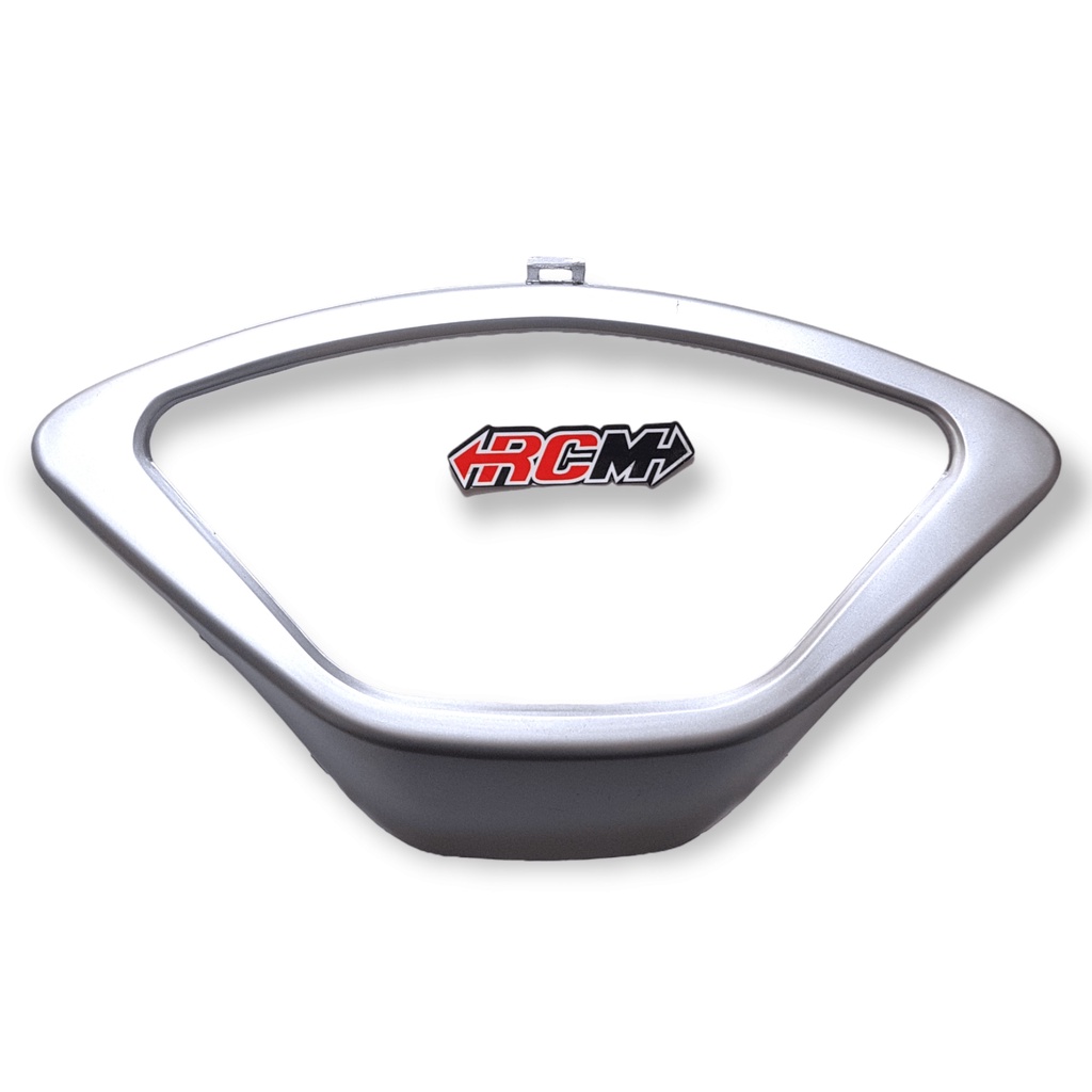 COVER RING LIST GARIS TEPI MIKI SPIDO SPEDO SPIDOMETER SPEDOMETER SPEEDOMETER KILOMETER HONDA SUPRA X125 X 125 SILVER BEST QUALITY BAHAN TEBAL JAMINAN KUALITAS