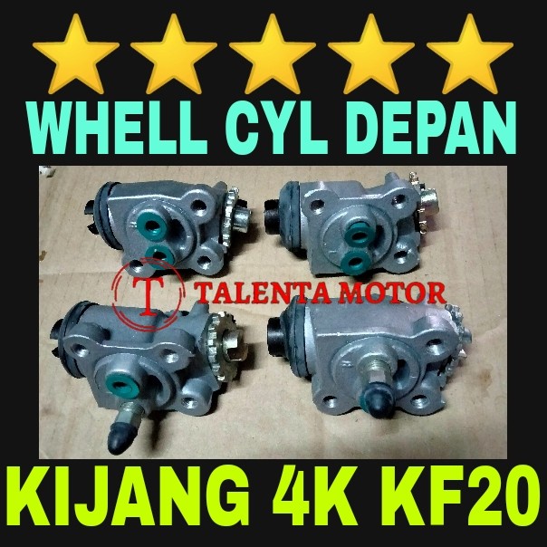 Wheel Cylinder Depan Set Kijang 4K Kf20 3K Kf10 Master Rem Roda Muka