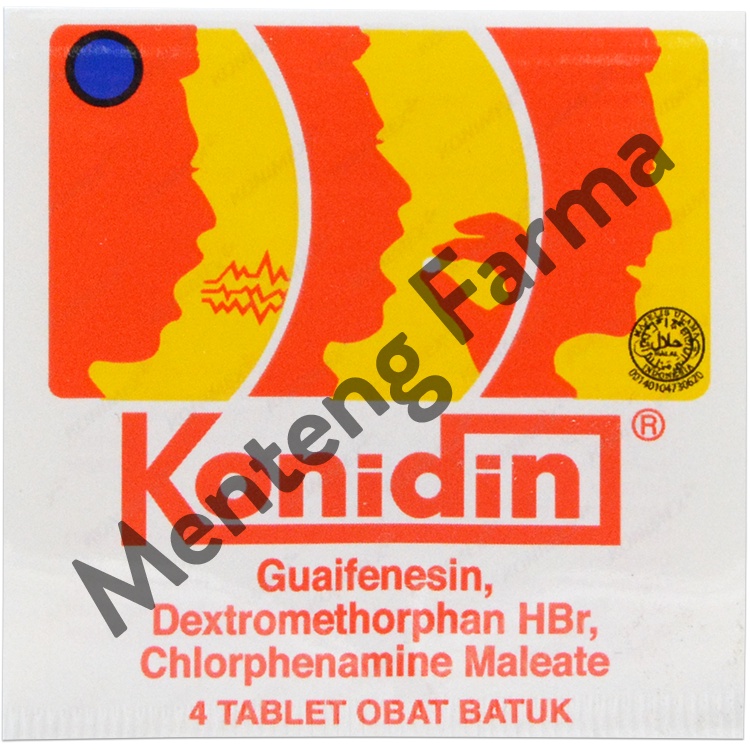 Konidin 4 Tablet - Obat Batuk Kering dan Berdahak
