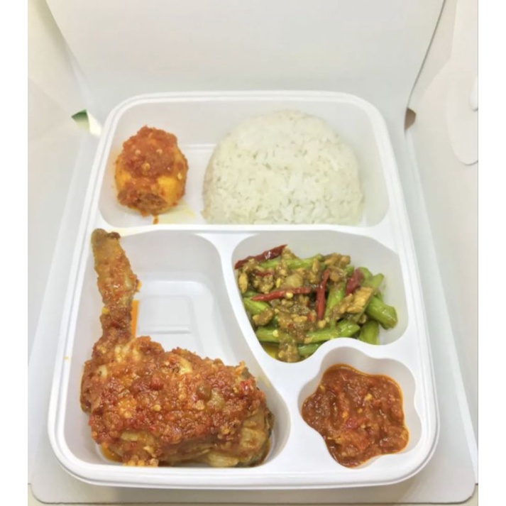 

Nasi Bento Ayam Penyet Murah Halal