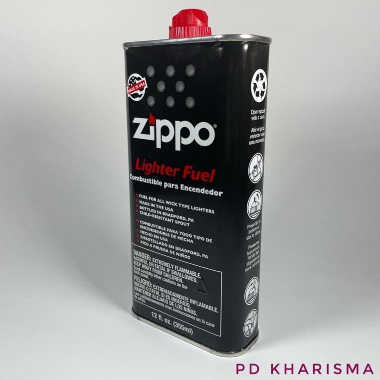 (F-K8K-✪) KHUSUS JAWA MINYAK ZIPPO LIGHTER FUEL BESAR JUMBO 355ML / 355 ML super keren
