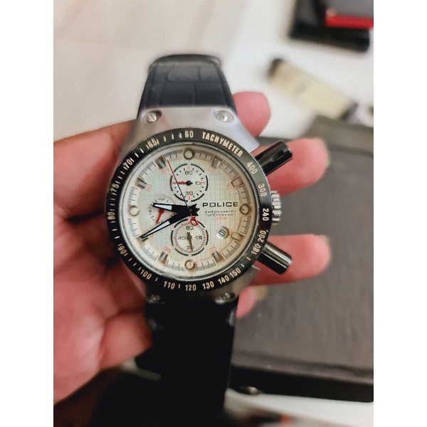 jam tangan original Police preloved second bekas