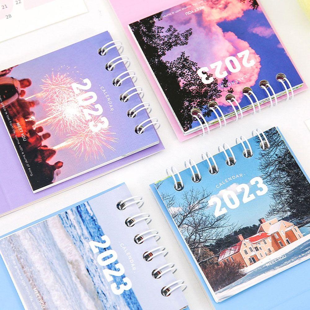 Preva Kalender Mini Perencanaan Waktu Cetak Kalender Jadwal Planner Planner Bulanan Aksesoris Meja