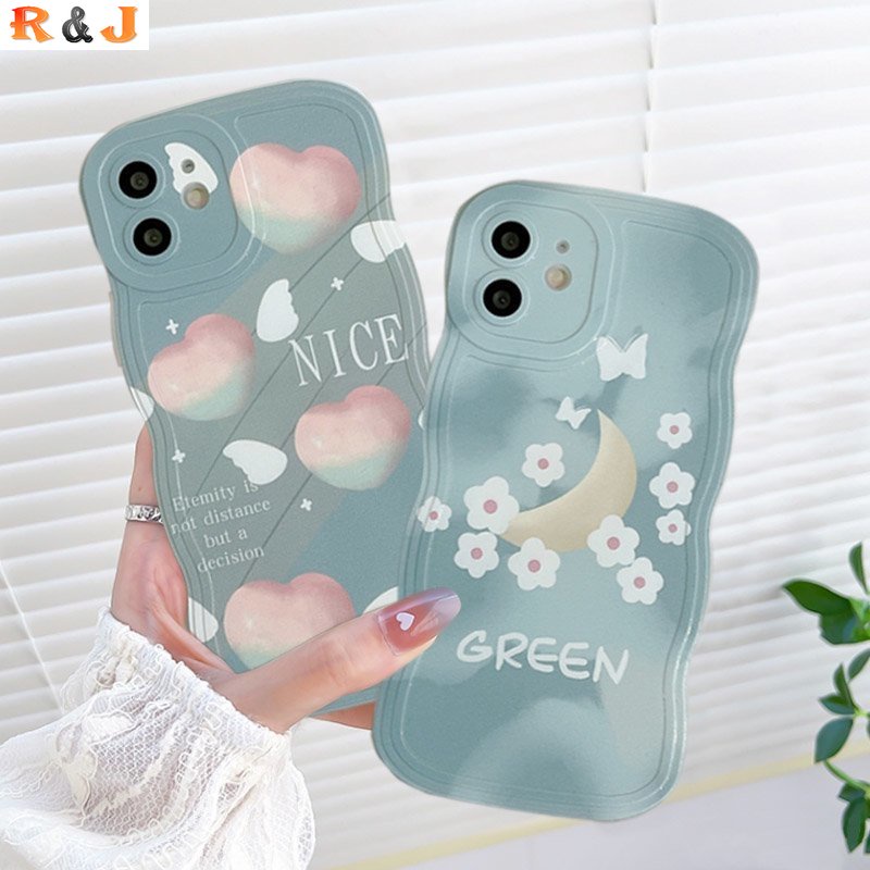 Case Samsung A04 A04 A04E A13 A03 A03S A21S A12 A22 M32 M22 A02S A04S A11 A51 A10 A30 A50 A52 A20S M12 A71 A32 Sky Moon White Flower Tiga Warna Motif Love Terbang Silikon Case