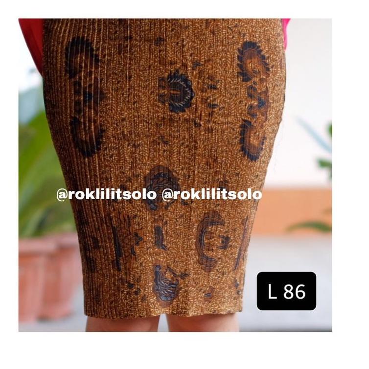 "SAB.21De22υ" Rok batik plisket pendek /  Rok plisket batik /  rok kondangan / rok pendek batik