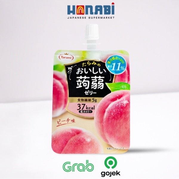 

Tarami Oishi Konjac Jelly Peach 150g - Jelly Rasa Peach Made In Korea