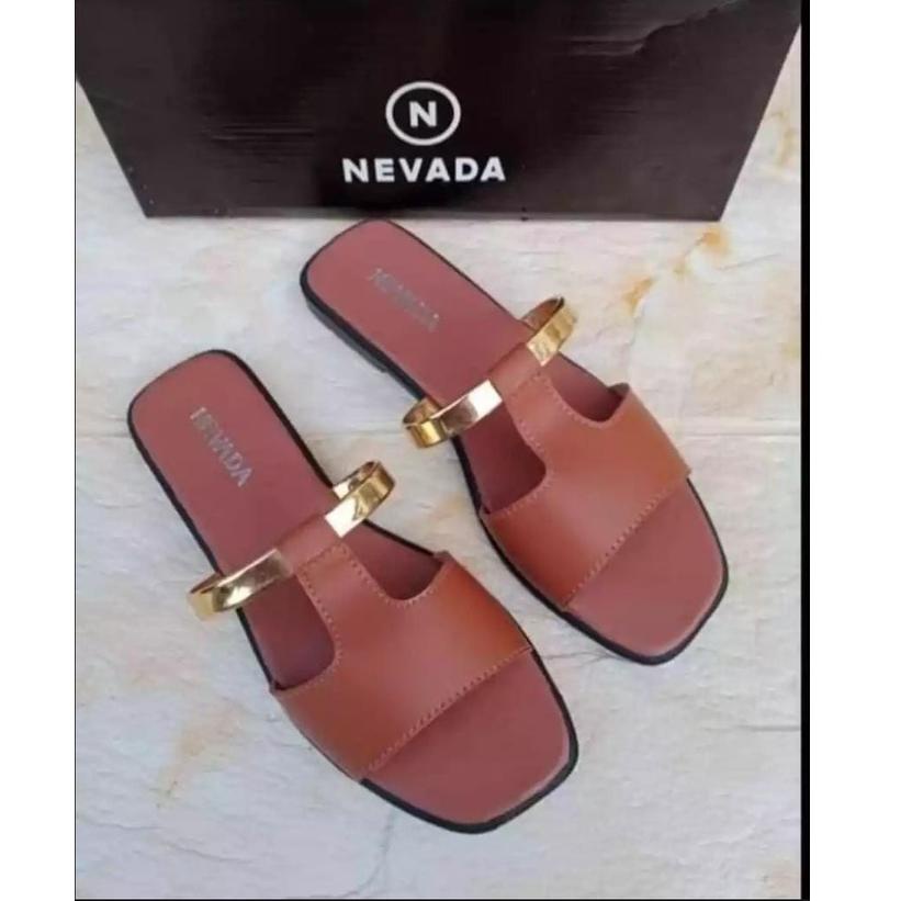 ㅹ Sandal Wanita Selop Nevada / Sandal Wanita Selop ➝