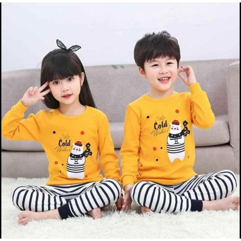 Baju tidur anak kaos dari usia 1-10thn